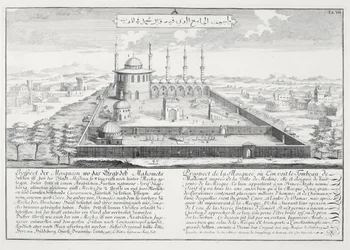 Medinas moské, från "Draft of a Historical Architecture", 1721